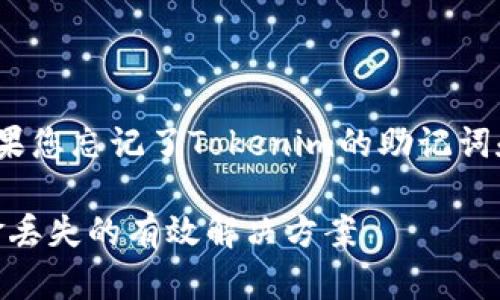 最全面的指南：如果您忘记了Tokenim的助记词和密钥，该怎么办？

防止Tokenim资金丢失的有效解决方案