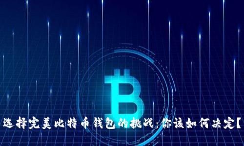 选择完美比特币钱包的挑战：你该如何决定？